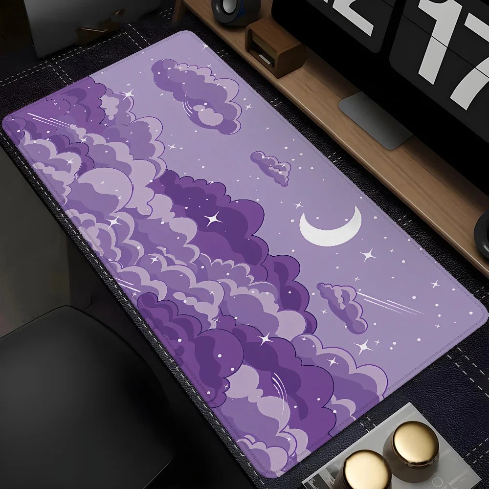 Tradescantia Purple - Mouse Pad Grande VIKAMA Nuvem Roxa