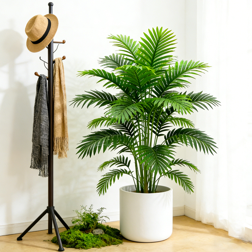 Ficus Lyrata Tree - Palmeira artificial de 60-80cm de altura,