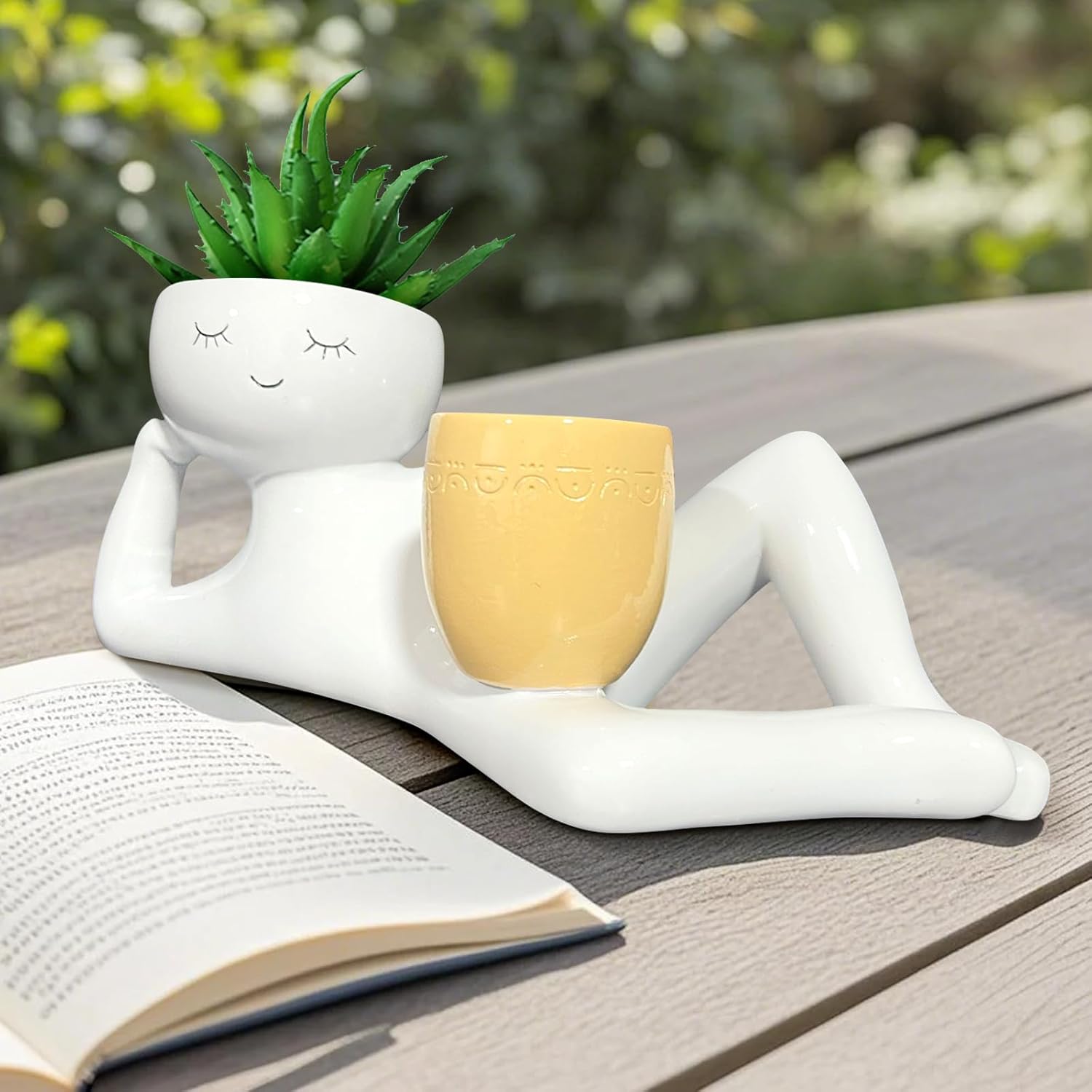 Vaso de Plantas Divertido Lazy - Echeveria Succulent avaliação e preço