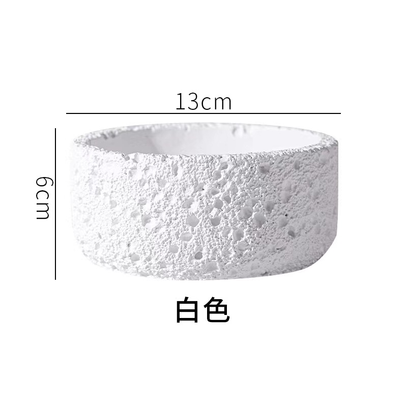 Vaso de cimento nórdico, pedra - Echeveria Succulent avaliação e preço