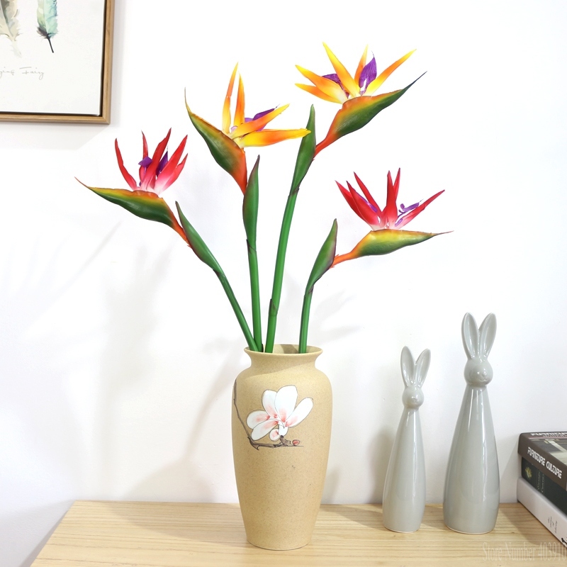 Arranjo de flores artificiais  - Bird Paradise Strelitzia avaliação e preço